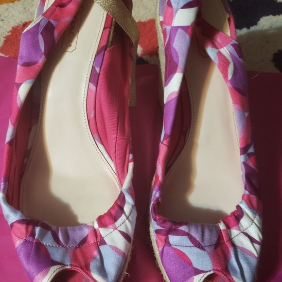 Coach multicolor wedges - Picture 2 of 8